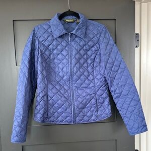 Vintage gorgeous blue Eddie Bauer Women's Quilted Puffer Jacket in Blue